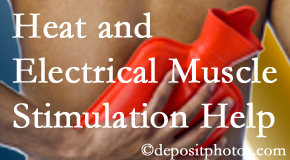 OrthoIllinois Chiropractic utilizes heat and electrical stimulation for McHenry pain relief.