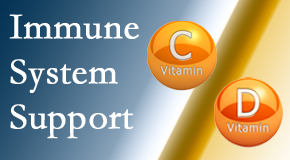 OrthoIllinois Chiropractic presents details about the benefits of vitamins C and D for the immune system to fight infection. 