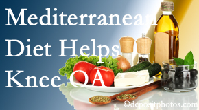 OrthoIllinois Chiropractic shares recent research about how good a Mediterranean Diet is for knee osteoarthritis as well as quality of life improvement.