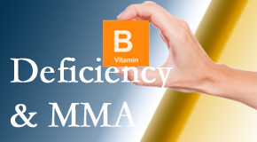 OrthoIllinois Chiropractic knows B vitamin deficiencies and MMA levels may affect the brain and nervous system functions. 