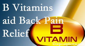 OrthoIllinois Chiropractic may include B vitamins in the McHenry chiropractic treatment plan of back pain sufferers. 
