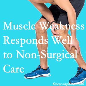  McHenry chiropractic non-surgical care manytimes improves muscle weakness in back and leg pain patients.