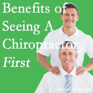 Getting McHenry chiropractic care at OrthoIllinois Chiropractic first may reduce the odds of back surgery need and depression.