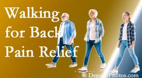 OrthoIllinois Chiropractic often recommends walking for McHenry back pain sufferers.