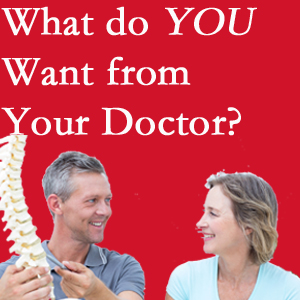 McHenry chiropractic at OrthoIllinois Chiropractic includes examination, diagnosis, treatment, and listening!