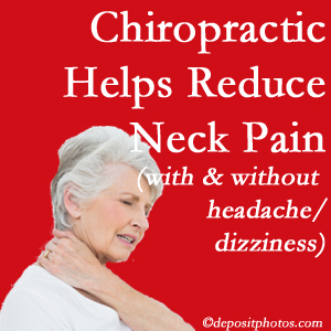 McHenry chiropractic treatment of neck pain even with headache and dizziness relieves pain at a reduced cost and increased effectiveness. 
