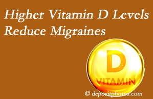 OrthoIllinois Chiropractic shares a new study that higher Vitamin D levels may reduce migraine headache incidence.