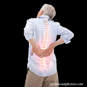 picture McHenry back pain with lumbar spinal stenosis