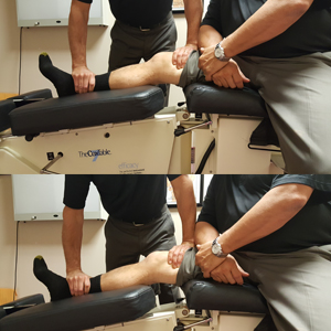 picture McHenry chiropractic distraction treatment for knee pain